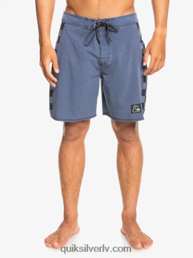 vīriešiem Quiksilver hempstretch oriģinālā arka mazgāti 18 dēļu šorti jūras žakete 88064R1670