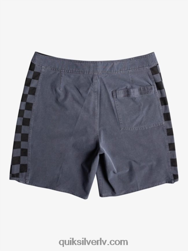vīriešiem Quiksilver hempstretch oriģinālā arka mazgāti 18 dēļu šorti melns 88064R1671