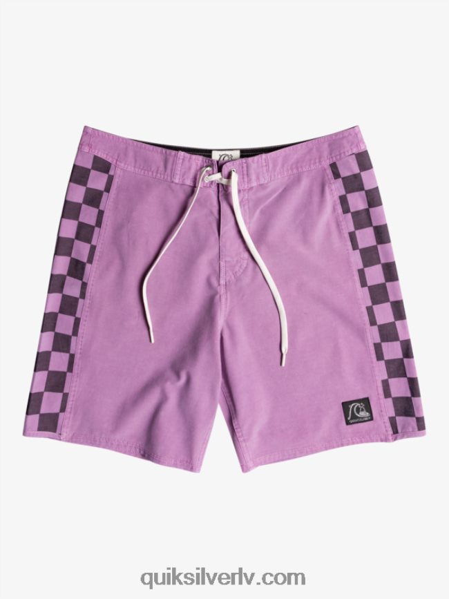 vīriešiem Quiksilver hempstretch oriģinālā arka mazgāti 18 dēļu šorti putekļaina orhideja 88064R1669