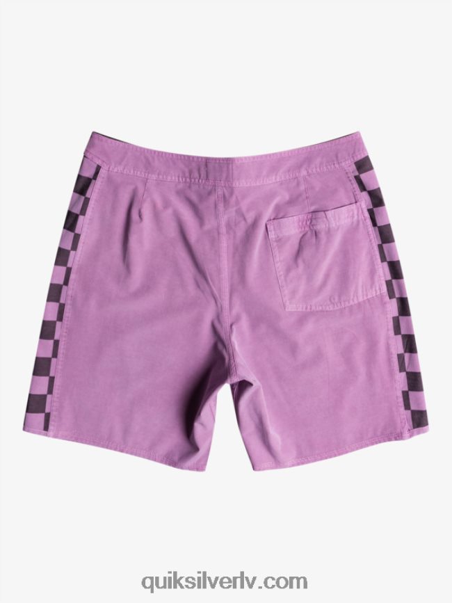 vīriešiem Quiksilver hempstretch oriģinālā arka mazgāti 18 dēļu šorti putekļaina orhideja 88064R1669