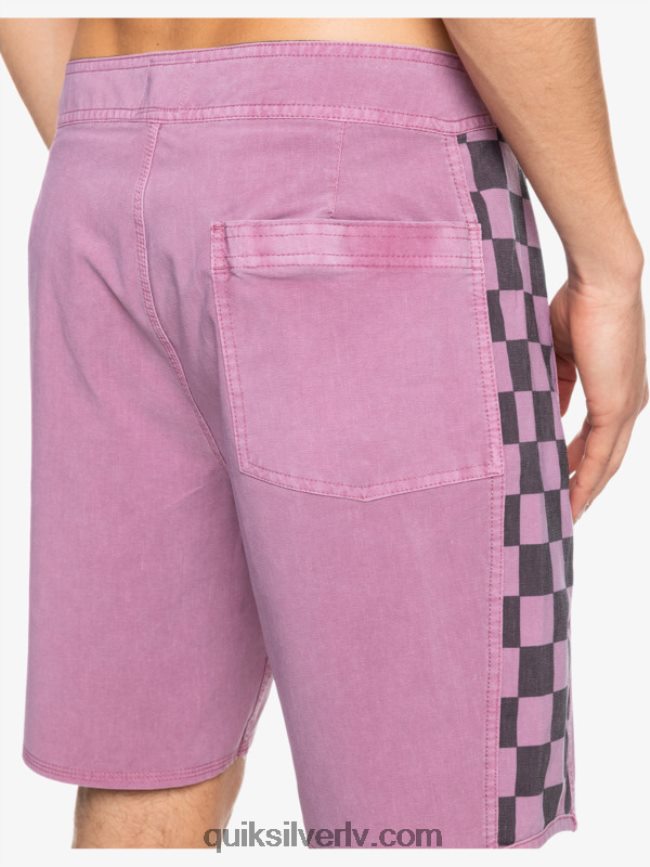 vīriešiem Quiksilver hempstretch oriģinālā arka mazgāti 18 dēļu šorti putekļaina orhideja 88064R1669