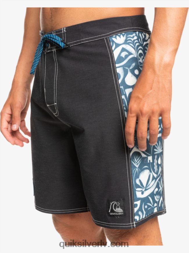 vīriešiem Quiksilver hempstretch oriģināls arch blank canvas 18 boardšorti javier mendizabal - melns 88064R1823