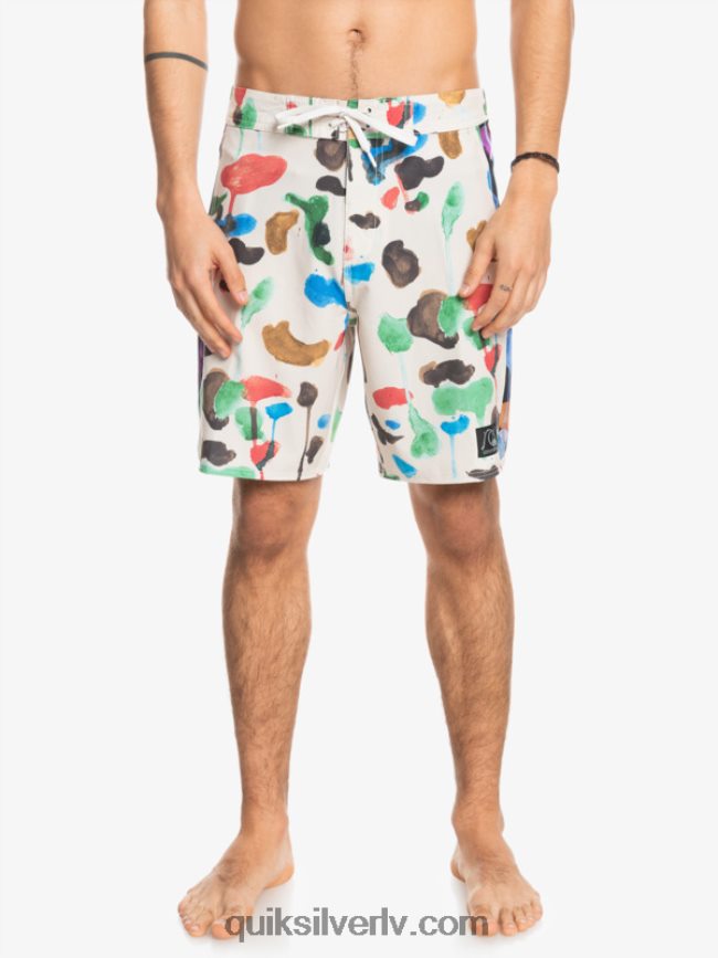 vīriešiem Quiksilver hempstretch oriģināls arch blank canvas 18 boardšorti natas kaupas - bērzs 88064R1822