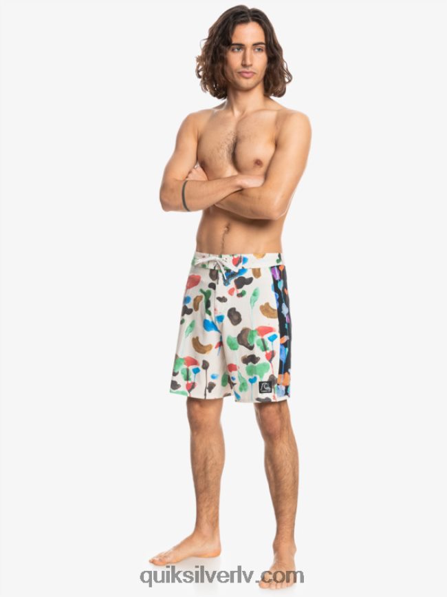 vīriešiem Quiksilver hempstretch oriģināls arch blank canvas 18 boardšorti natas kaupas - bērzs 88064R1822