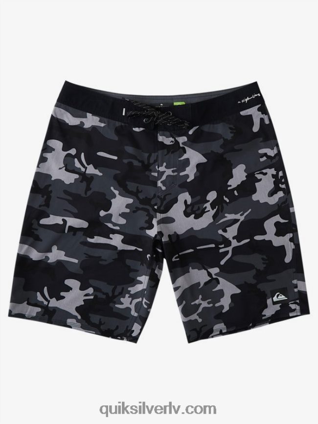 vīriešiem Quiksilver highline kaimana camo 20 dēļu šorti asfalts 88064R1877