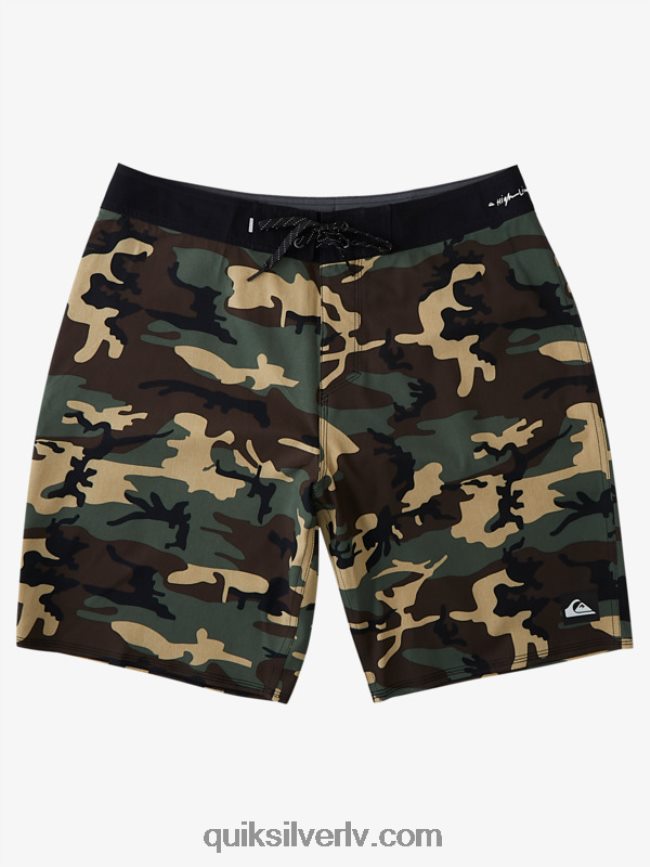 vīriešiem Quiksilver highline kaimana camo 20 dēļu šorti timiāns 88064R1876
