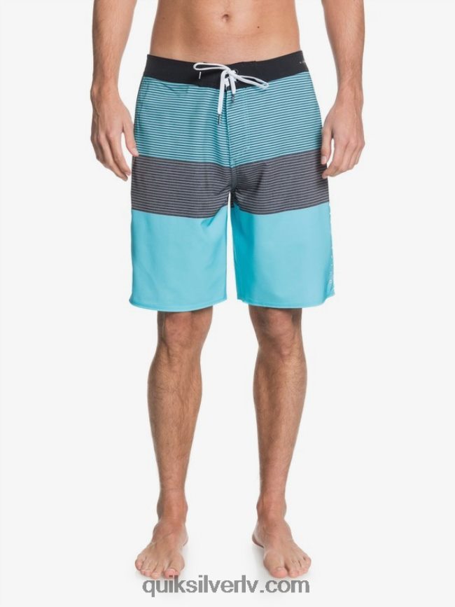 vīriešiem Quiksilver highline masīvie 20 dēļu šorti klusā okeāna zils 88064R1564