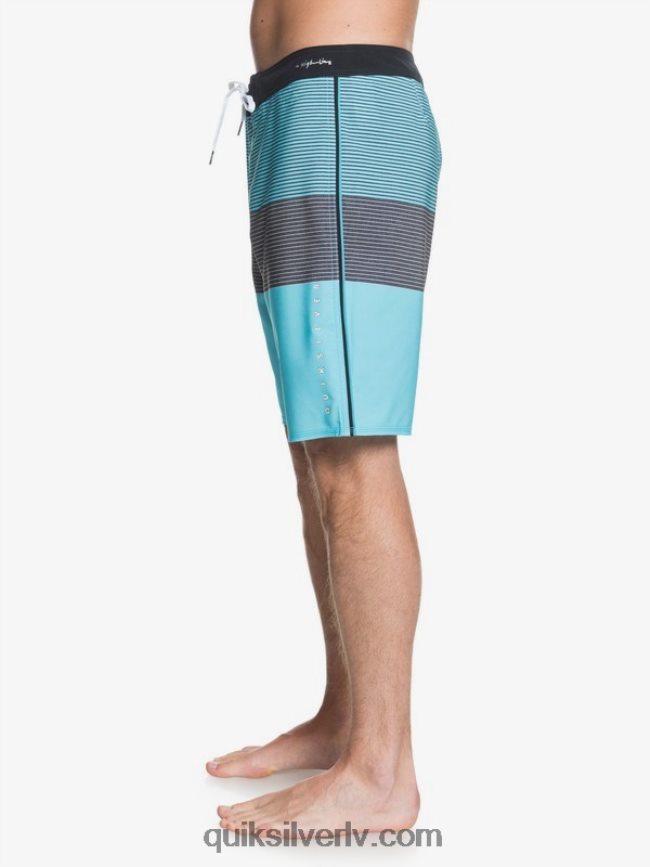 vīriešiem Quiksilver highline masīvie 20 dēļu šorti klusā okeāna zils 88064R1564