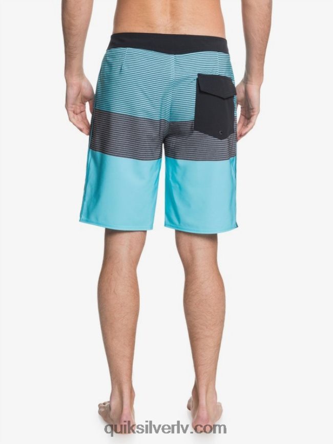 vīriešiem Quiksilver highline masīvie 20 dēļu šorti klusā okeāna zils 88064R1564