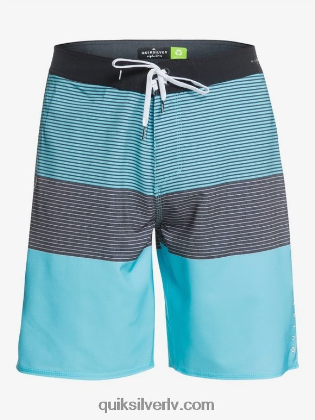 vīriešiem Quiksilver highline masīvie 20 dēļu šorti klusā okeāna zils 88064R1564