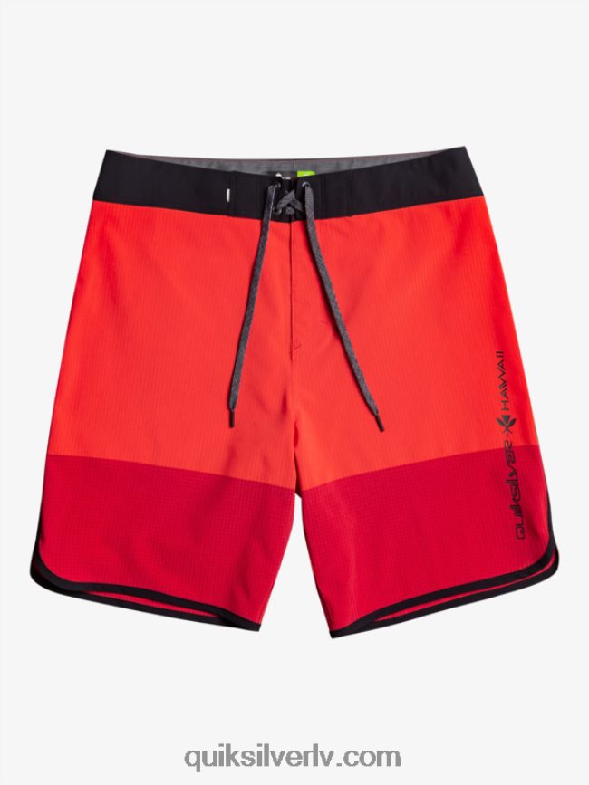 vīriešiem Quiksilver highlite ķemmīšgliemeņu 19 dēļu šorti augsta riska sarkans 88064R32