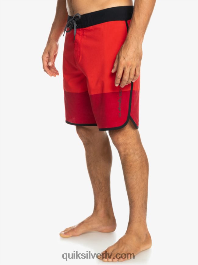 vīriešiem Quiksilver highlite ķemmīšgliemeņu 19 dēļu šorti augsta riska sarkans 88064R32