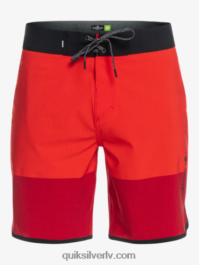 vīriešiem Quiksilver highlite ķemmīšgliemeņu 19 dēļu šorti augsta riska sarkans 88064R32