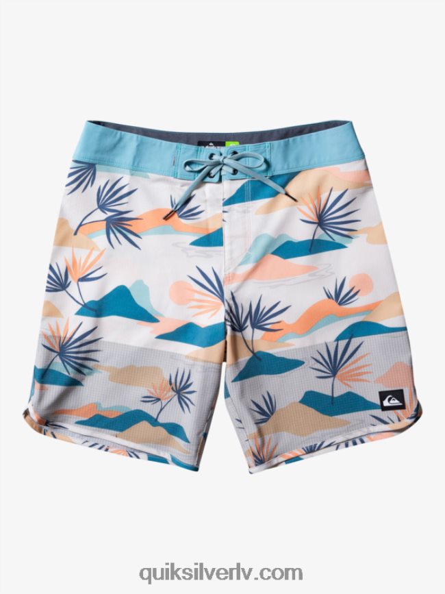 vīriešiem Quiksilver highlite ķemmīšgliemeņu 19 dēļu šorti bērzs 88064R29