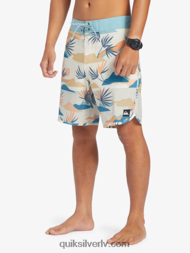 vīriešiem Quiksilver highlite ķemmīšgliemeņu 19 dēļu šorti bērzs 88064R29