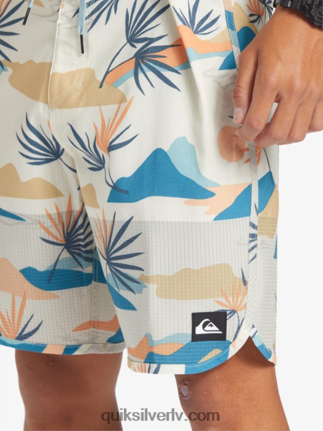 vīriešiem Quiksilver highlite ķemmīšgliemeņu 19 dēļu šorti bērzs 88064R29