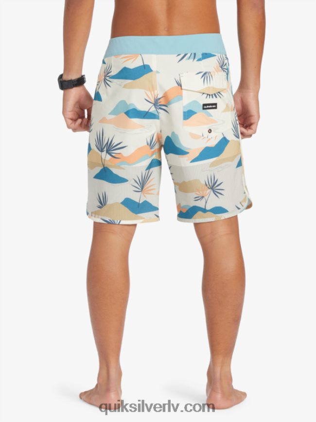 vīriešiem Quiksilver highlite ķemmīšgliemeņu 19 dēļu šorti bērzs 88064R29