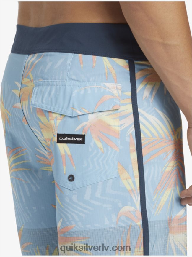 vīriešiem Quiksilver highlite ķemmīšgliemeņu 19 dēļu šorti debesu zils 88064R34