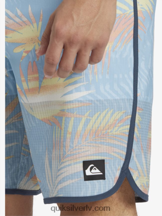 vīriešiem Quiksilver highlite ķemmīšgliemeņu 19 dēļu šorti debesu zils 88064R34