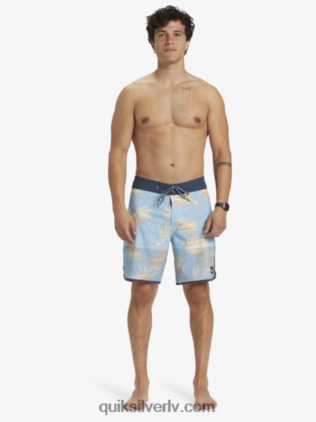 vīriešiem Quiksilver highlite ķemmīšgliemeņu 19 dēļu šorti debesu zils 88064R34