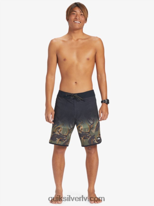 vīriešiem Quiksilver highlite ķemmīšgliemeņu 19 dēļu šorti Četrlapu āboliņš 88064R25