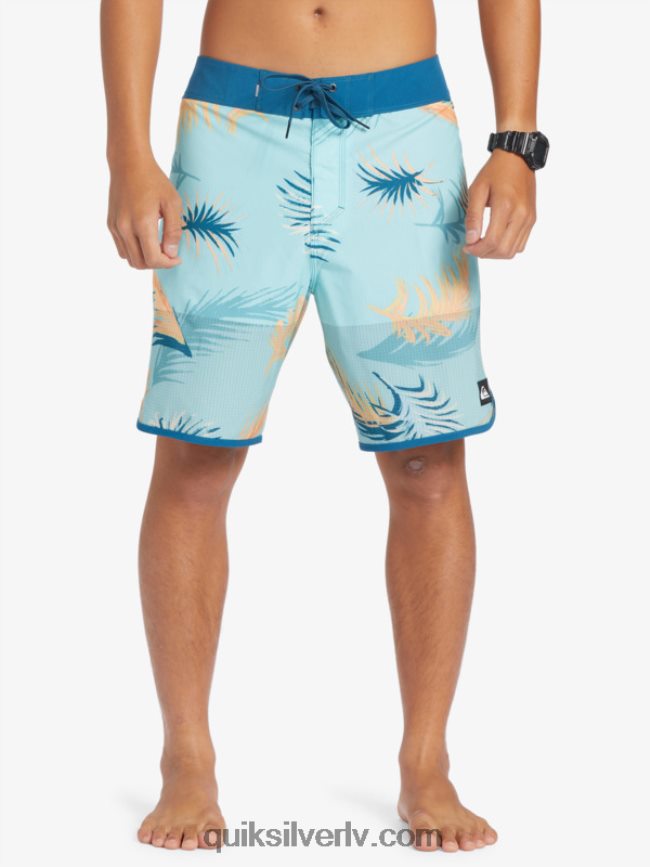 vīriešiem Quiksilver highlite ķemmīšgliemeņu 19 dēļu šorti marokas zils 88064R27