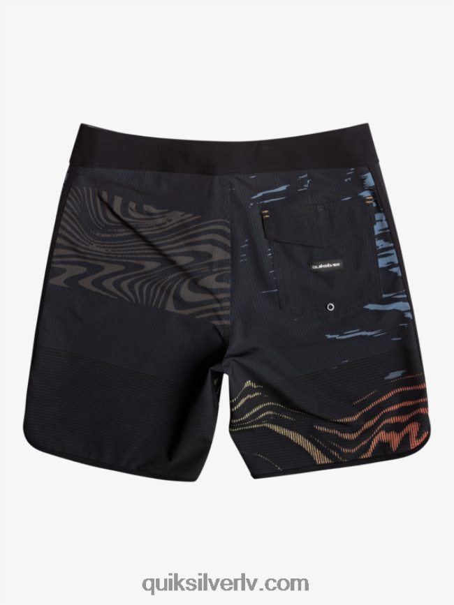 vīriešiem Quiksilver highlite ķemmīšgliemeņu 19 dēļu šorti melns 88064R19
