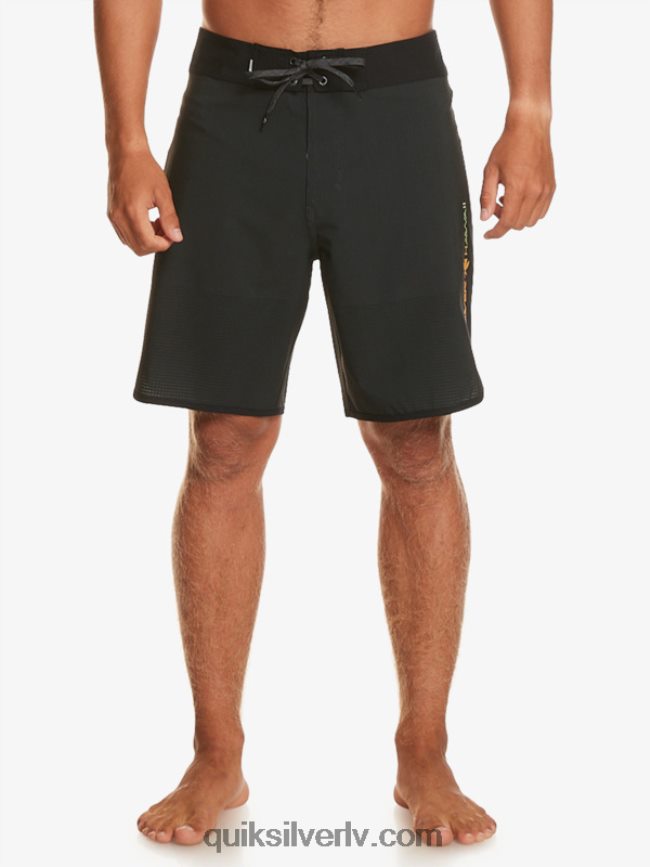 vīriešiem Quiksilver highlite ķemmīšgliemeņu 19 dēļu šorti melns 88064R21