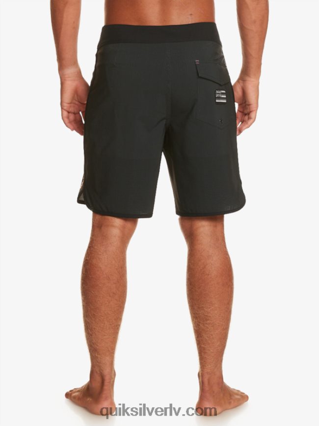 vīriešiem Quiksilver highlite ķemmīšgliemeņu 19 dēļu šorti melns 88064R21