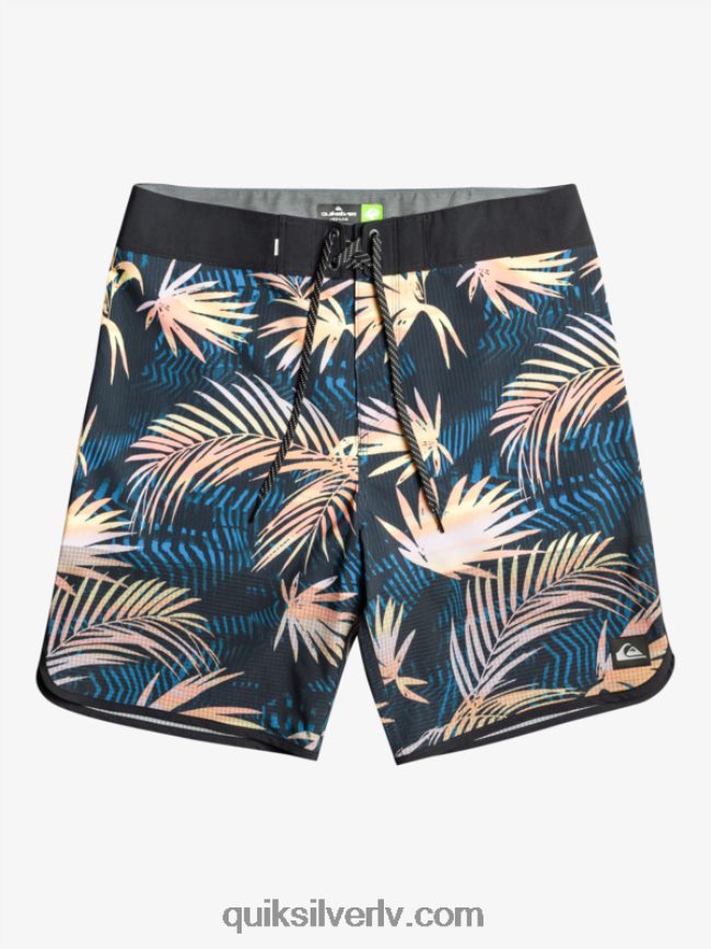 vīriešiem Quiksilver highlite ķemmīšgliemeņu 19 dēļu šorti melns 88064R31