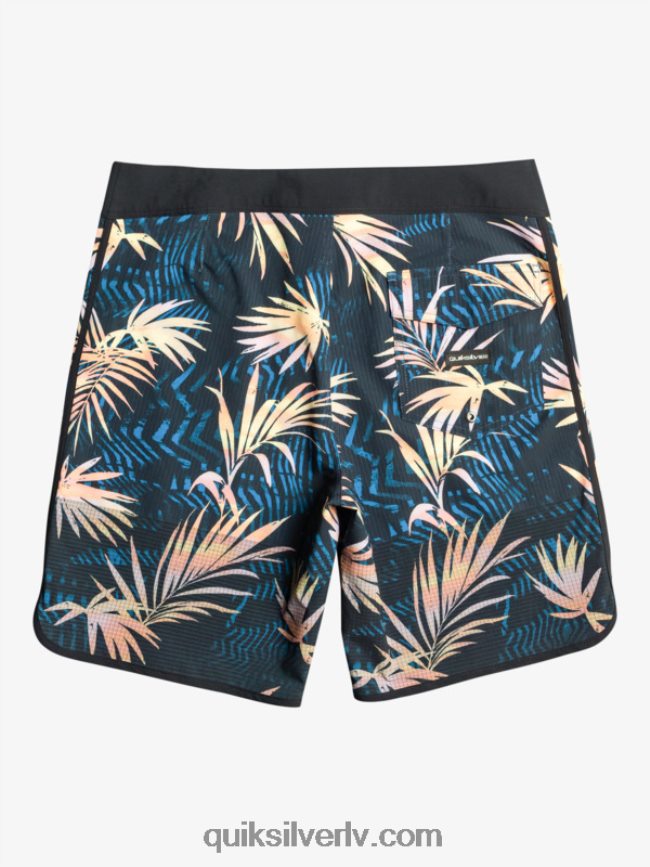 vīriešiem Quiksilver highlite ķemmīšgliemeņu 19 dēļu šorti melns 88064R31