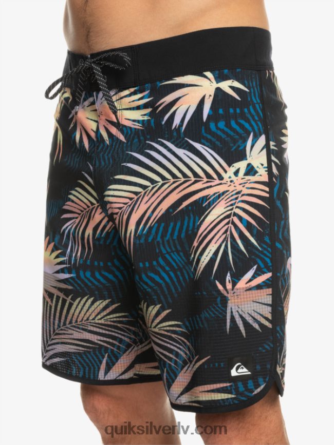 vīriešiem Quiksilver highlite ķemmīšgliemeņu 19 dēļu šorti melns 88064R31