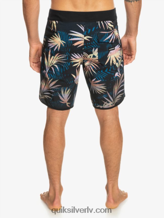 vīriešiem Quiksilver highlite ķemmīšgliemeņu 19 dēļu šorti melns 88064R31