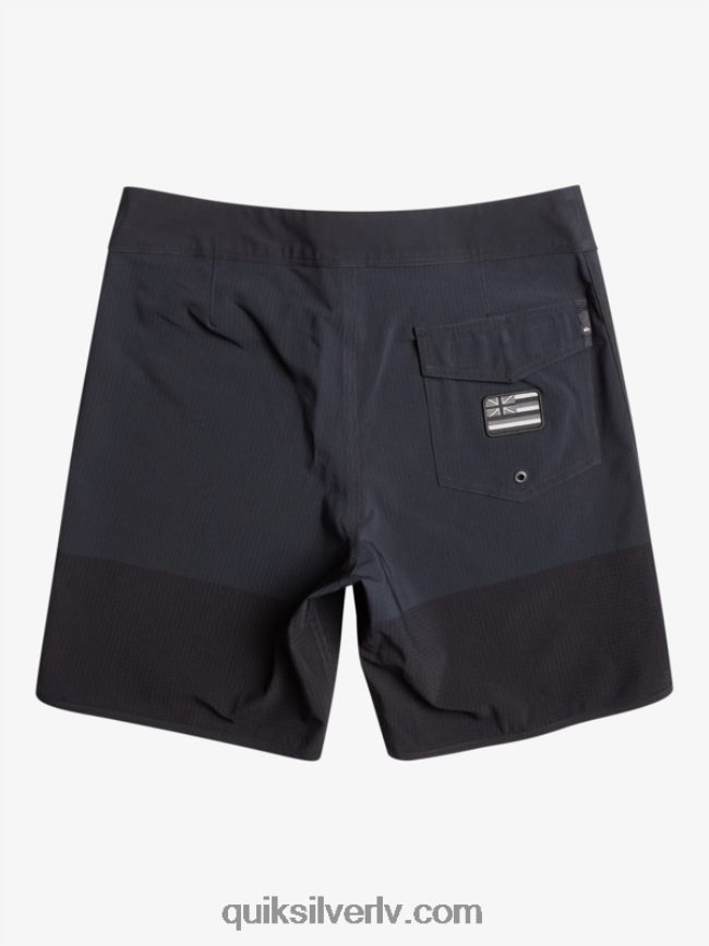 vīriešiem Quiksilver highlite ķemmīšgliemeņu 19 dēļu šorti melns 88064R37