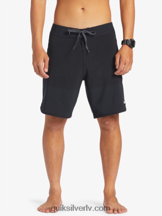 vīriešiem Quiksilver highlite ķemmīšgliemeņu 19 dēļu šorti melns 88064R37