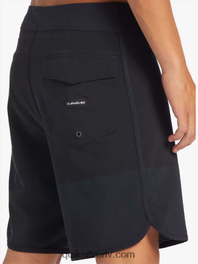 vīriešiem Quiksilver highlite ķemmīšgliemeņu 19 dēļu šorti melns 88064R37