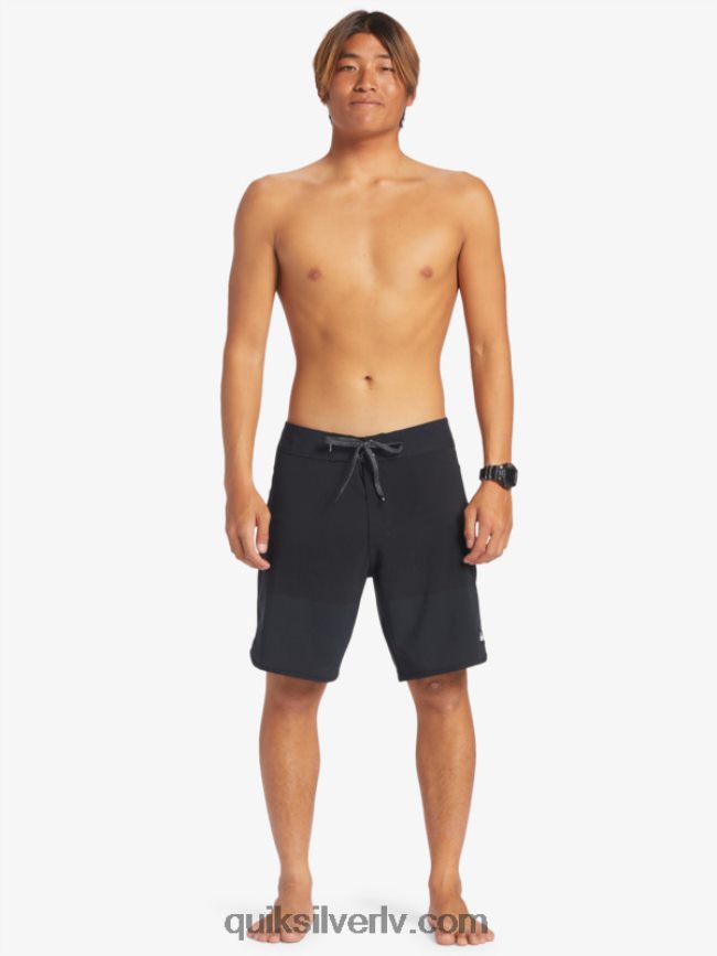 vīriešiem Quiksilver highlite ķemmīšgliemeņu 19 dēļu šorti melns 88064R37