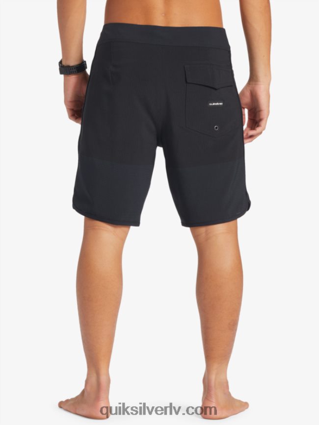 vīriešiem Quiksilver highlite ķemmīšgliemeņu 19 dēļu šorti melns 88064R37