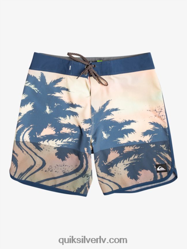 vīriešiem Quiksilver highlite ķemmīšgliemeņu 19 dēļu šorti pasteļa tirkīza 88064R18