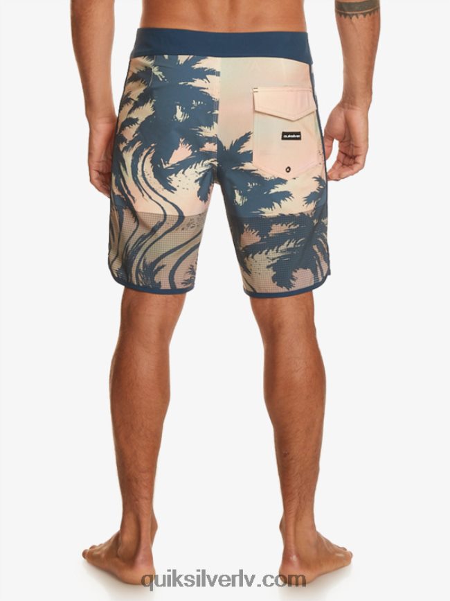 vīriešiem Quiksilver highlite ķemmīšgliemeņu 19 dēļu šorti pasteļa tirkīza 88064R18