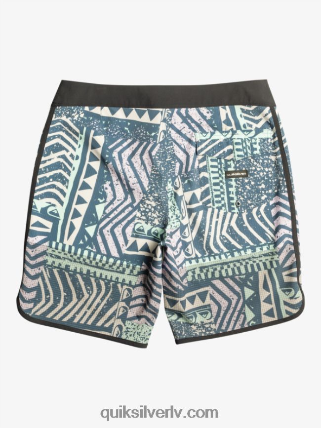 vīriešiem Quiksilver highlite ķemmīšgliemeņu 19 dēļu šorti pusnakts flote 88064R36