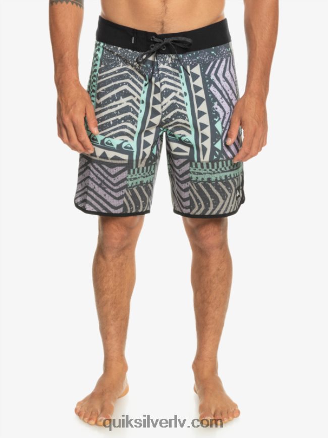 vīriešiem Quiksilver highlite ķemmīšgliemeņu 19 dēļu šorti pusnakts flote 88064R36