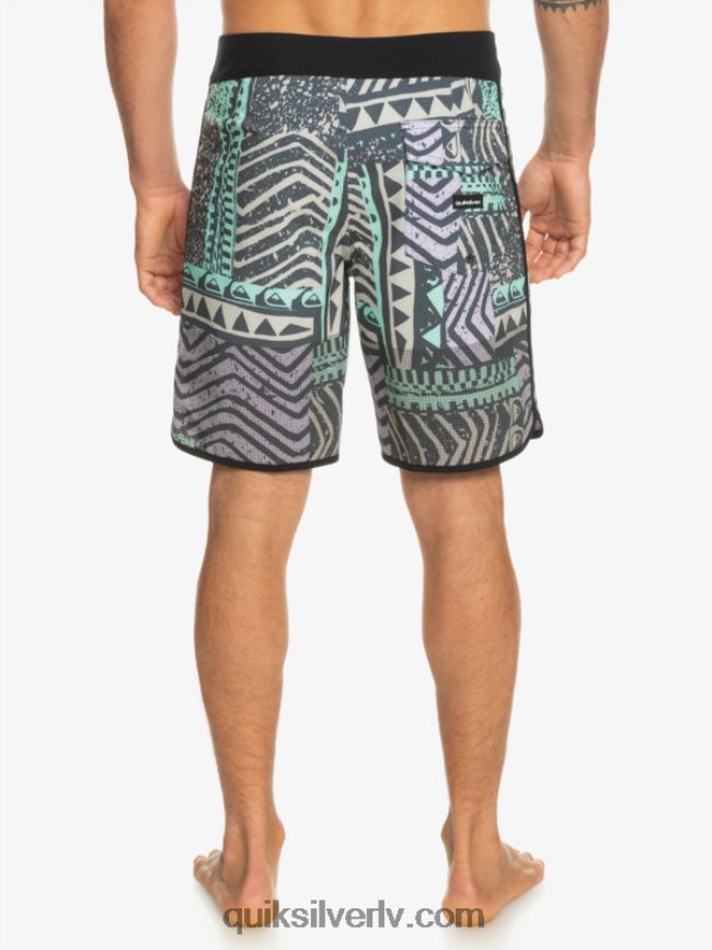 vīriešiem Quiksilver highlite ķemmīšgliemeņu 19 dēļu šorti pusnakts flote 88064R36