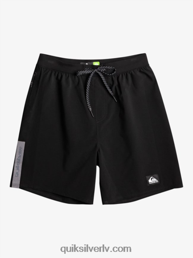 vīriešiem Quiksilver highlite omni short 17 volleys melns 88064R807