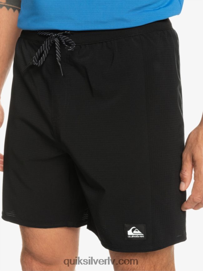 vīriešiem Quiksilver highlite omni short 17 volleys melns 88064R807