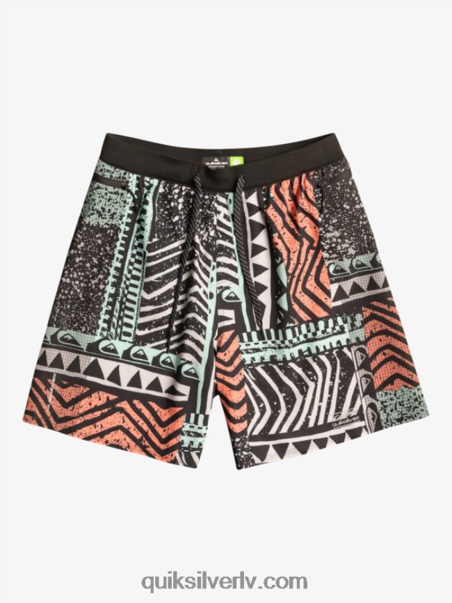 vīriešiem Quiksilver highlite omni short 17 volleys pelēka violeta 88064R808
