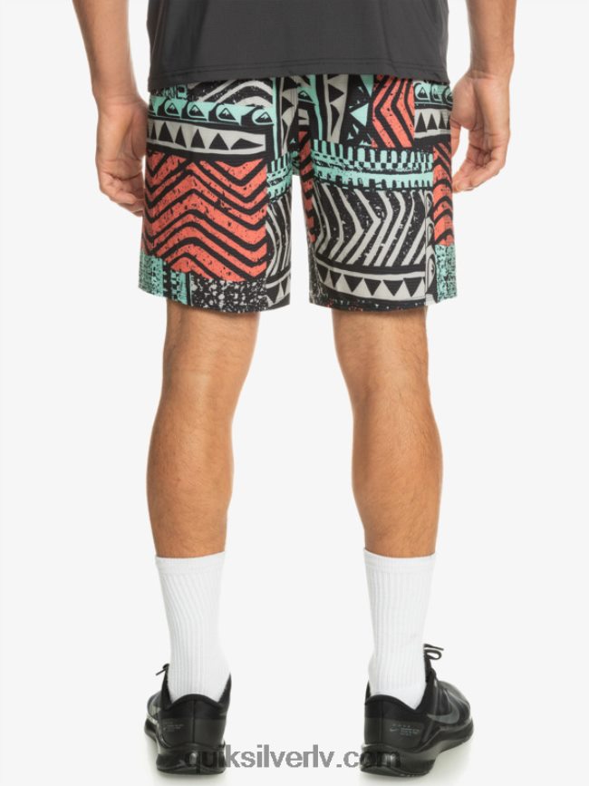 vīriešiem Quiksilver highlite omni short 17 volleys pelēka violeta 88064R808