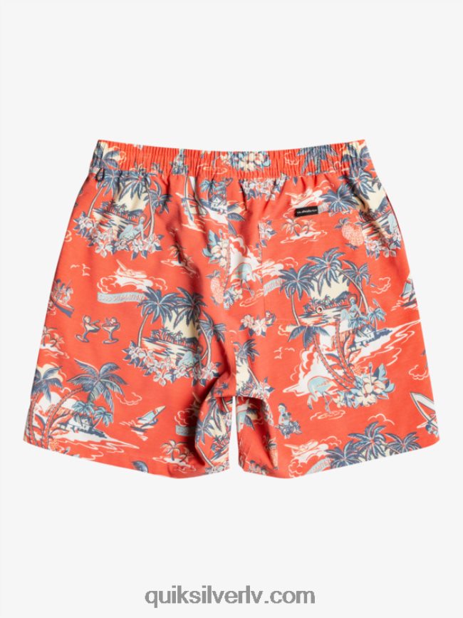 vīriešiem Quiksilver hotel paradiso 17 zalves hotel paradiso - aurora red 88064R1766