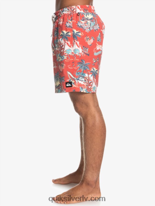 vīriešiem Quiksilver hotel paradiso 17 zalves hotel paradiso - aurora red 88064R1766