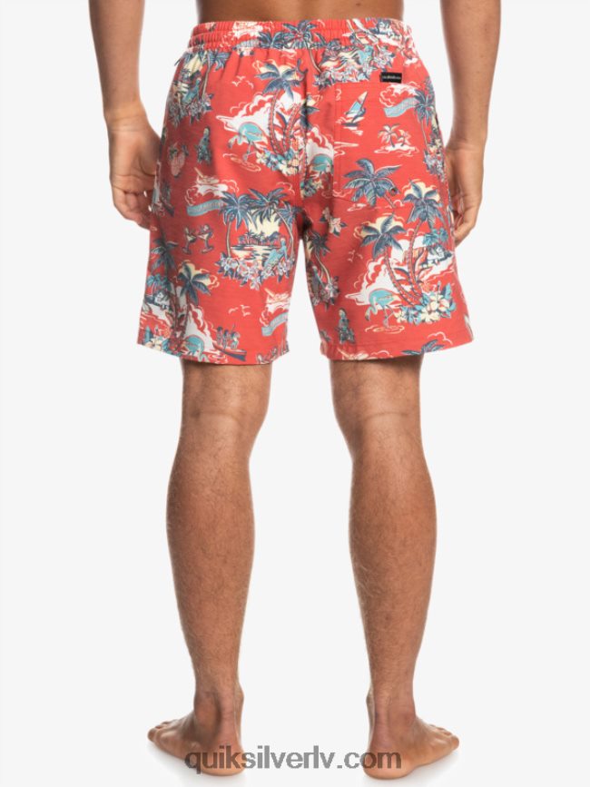 vīriešiem Quiksilver hotel paradiso 17 zalves hotel paradiso - aurora red 88064R1766